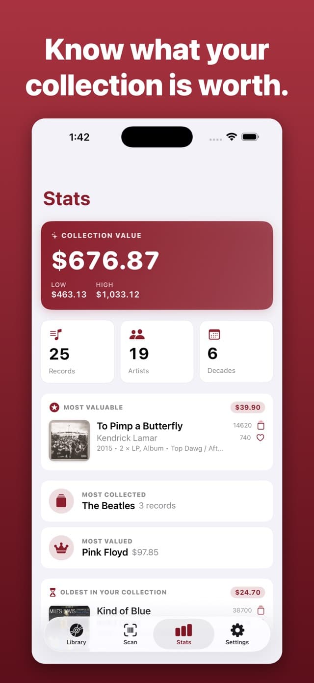 LuckyVinyl app screenshot 1