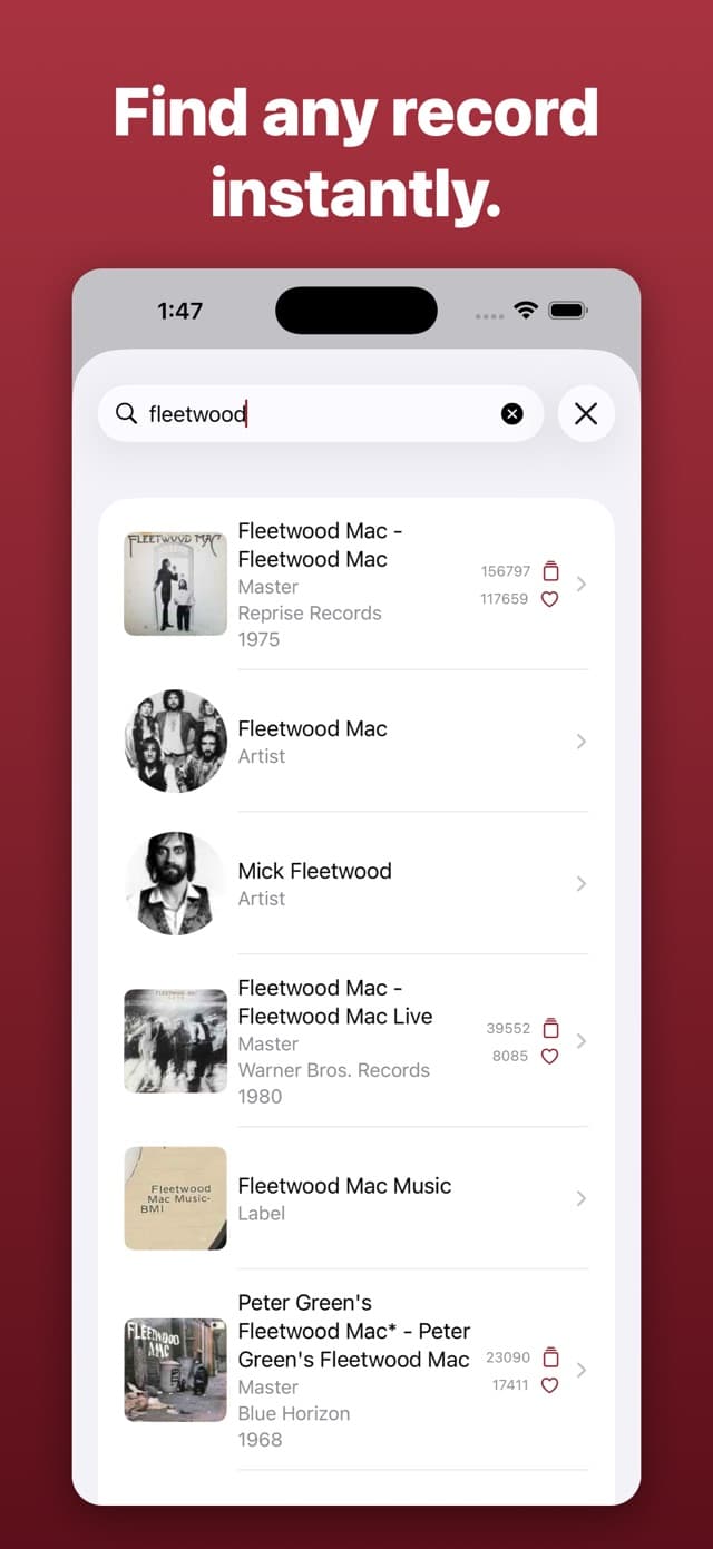 LuckyVinyl app screenshot 5